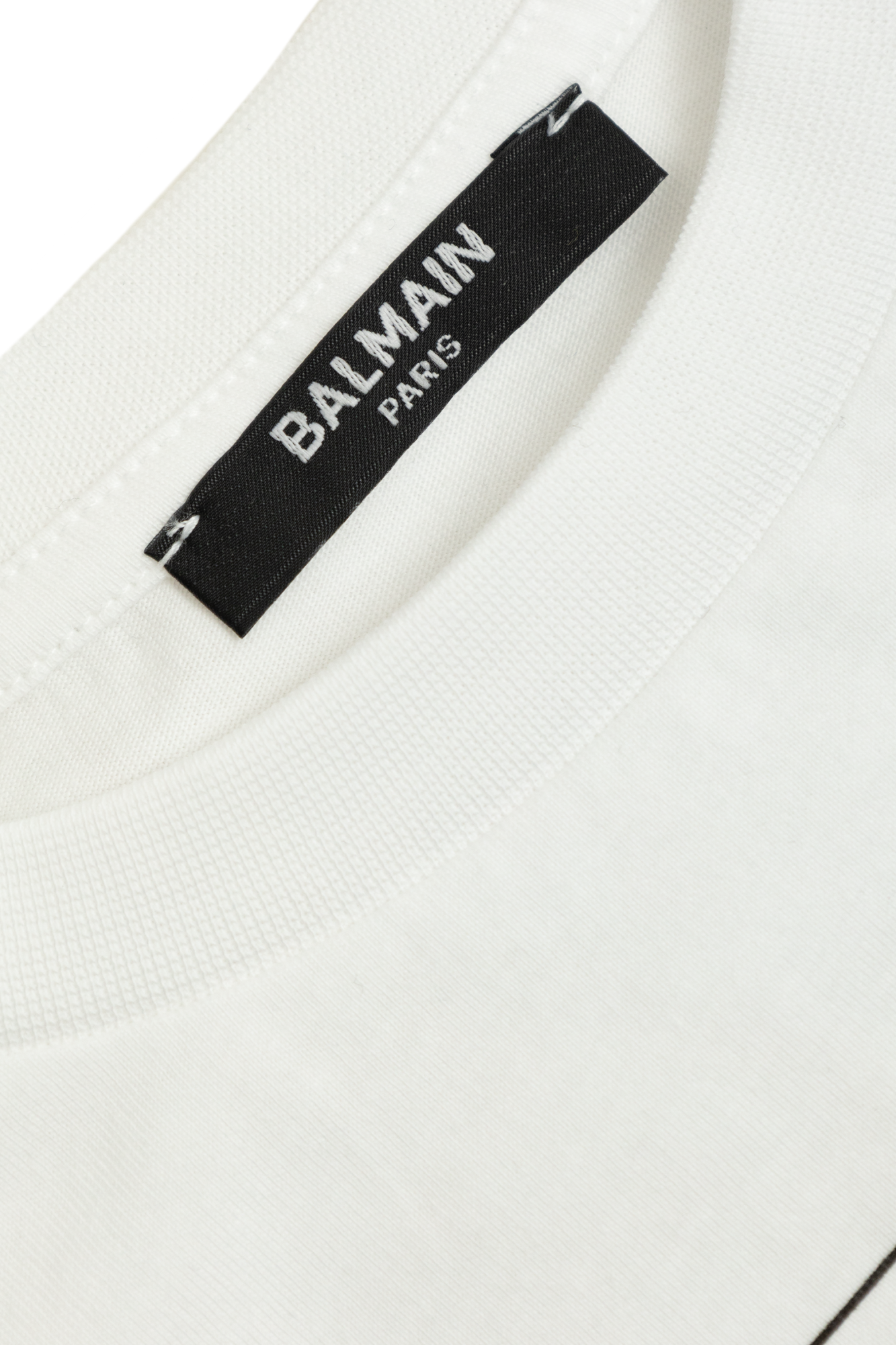 White T-shirt with logo Balmain Kids - Vitkac AS